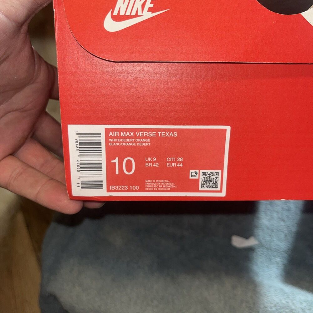Size 10 - NCAA x Nike Air Max Verse Texas - Picture 13 of 16